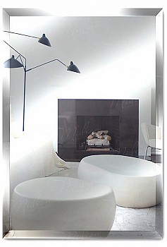 Зеркало осветленное 4мм с фацетом 20мм